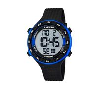 Calypso Unisex Digital Watch with LCD Dial Digital Display and Black Plastic Strap K5663/2