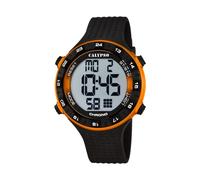 Calypso Unisex Digital Watch with LCD Dial Digital Display and Black Plastic Strap K5663/3