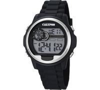 Calypso Unisex Digital Watch with LCD Dial Digital Display and Black Plastic Strap K5667/1