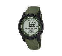 Calypso Unisex Digital Watch with LCD Dial Digital Display and Green Plastic Strap K5698/4