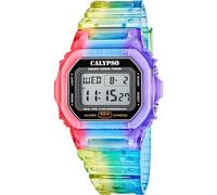Calypso Unisex Colour Splash Multicoloured Digital Watch K5874/6