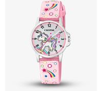 Calypso Unisex Unicon Pink Rubber Watch K5776/5