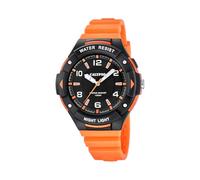 Calypso Mens Street Style Orange Plastic Strap Watch K5883/2