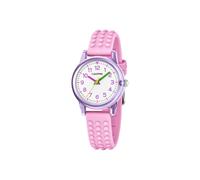 Calypso Girls Pink Rubber Strap Watch K5876/1