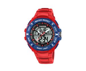 CALYPSO Watches Mens Quartz Watch, Analogue-Digital Display and Plastic Strap K5769/3