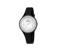 Calypso Watches Ladies Quartz Watch K5567/F – Black, Classic Analogue Display, Plastic Strap