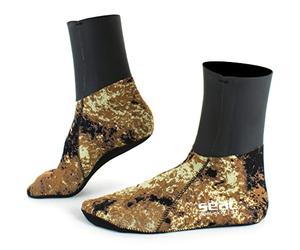 CALZETINES SEAL SKIN CAMO MARRON 3 MM S