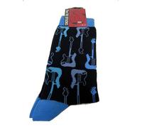 Calzini - Guitars - Blue Electric Guitar Men's Socks by Tie Studio