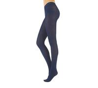 CALZITALY Cashmere Wool Tights, Warm Winter Pantyhose, Thick Tights, 150 Den, | S, M, L, XL, XXL, 3XL, 4XL | Italian Hosiery (XL, Blue)