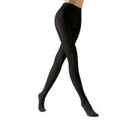 CALZITALY Cashmere Wool Tights, Warm Winter Pantyhose, Thick Tights, 150 Den, | S, M, L, XL, XXL, 3XL, 4XL | Italian Hosiery (S, Black)