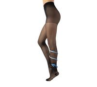 CALZITALY Firm Support Tights Factor 10 mm/Hg | Black, Blue, Skin, Natural Tan | S, M, L, XL, XXL, 3XL, 4XL | 70 DEN | Made in Italy