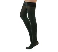 CALZITALY Opaque Hold Ups with Smooth Band | Plus Size Stay Ups | Black, Blue, Red, Green | S - 4XL | 60 DEN | Made in Italy (4XL, Verde Bosco)