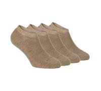 CALZITALY PACK 2/4 PAIRS Merino Wool Socks, Thermal Socks, Padded Short Socks, Winter Socks with Insole, Made in Italy (5,5-8, 2 Pairs - Beige)