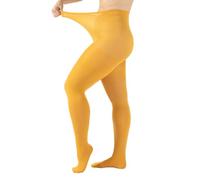 CALZITALY Plus Size Opaque Tights, Curvy Extra Large Pantyhose | 60 DEN | XL, 2XL, 3XL, 4XL | Made in Italy