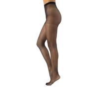 CALZITALY Sheer Summer Tights | Refreshing and Invisible Pantyhose | Skin, Black | S, M, L, XL | 7 DEN | Made in Italy (XL, Black)