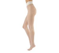 CALZITALY Sheer Tights, Nude Pantyhose, Bare Tights | 20 DEN | Black, Skin, White, Bordeaux, Blue, Green, Leopard, Floral | S, M, L, XL | Made in Italy (L, Cream)