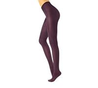 CALZITALY Shiny Tights, Glossy Tights, Opaque Tights | Black, Green, Mystic Green, Bordeaux, Blue | S, M, L, XL | 70 DEN | Made in Italy (L, Purple)