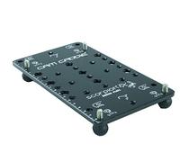 Cam Caddie Scorpion EX Photo Video Cheese Plate/Tripod Mount with (21) ¼”-20 and (9) 3/8"-16 Threaded Holes - Heavy Duty Aluminum Anodized Flat Black