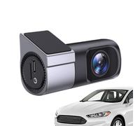 Cam Car- Lens Recording Device, 1080p Compact Size for Front and Rear Monitoring Abs Material for Reliable Performance Vehicle Safety Equipment with Motion Detection