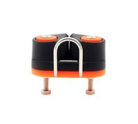 Cam Cleat, Boat Cam Practical Ball Bearings Nylon Rope Clamp With Leading Rings Kayak Fast Entry Cam Cleat Marine Hardware Boat Cleats(S)