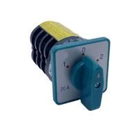 Cam Combination Changeover Switch Three Position 20A 4kw Four/Five Poles Silver Contact HZ5-20/4 1Pcs(4P 16Terminals)