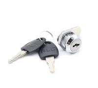 Cam Cylinder Locks Door Cinet Mailbox Drawer Cupboard Padlock Security Locks with Plastic Keys Furniture Hardware 1Pcs(25mm Different Key)