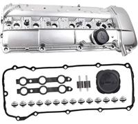 Cam Engine Rocker Cover For B MW M52 M54 M56 E39 E46 X5 Z3 2.5 2.8 3.0L Aluminum Engine Valve Cover Cylinder Head 11121748630 11121432928 Rocker Valve Cover