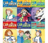 Cam Jansen 6 Book Set (Mystery of the UFO, Television Dog, Babe Ruth, Stolen Diamonds, Dinosaur Bones, Gold Coins)