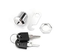 Cam Lock 2pcs,Door Barrel Lock,Drawer Locks with 4 Keys Lock Furniture Hardware Door Cabinet Lock for Office Desk Letter Box Cam Locks 16mm 20mm 25mm 30mm(20mm)