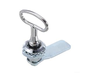 Cam Lock and Key Kit for Gas Electric Meter Door Cabinet Box Latch, 90?Degree and 180 Degree Rotation, Iron Die Cast Construction, Silver