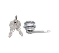 Cam Lock for Mailbox Locker Cabinet Drawer Door Metal Cylinder Lock with 2 Keys Keyed Differ for Enhanced Security on Various Doors (25mm)