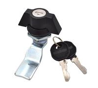 Cam Lock,Security 2PCS Door Mailbox Drawer Cupboard Locker T Plastic Handle Cabinet Furniture Locks with Keys Hardware(Sk1-0815-1 Big)