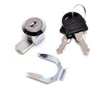 Cam Lock with Quick Clip for Drawer Gym Locker Metal Cabinet Airbox Lock MX16 1Pcs(D)