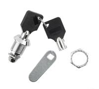 Cam Lock with Two Key Options Perfect Solution for Filing Cabinets and Drawers (16mm)