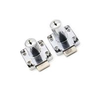 Cam Lock Zinc Alloy Locks with Iron/Plastic Key for Furniture Hardware 1Pcs(32mm with Iron Keys)