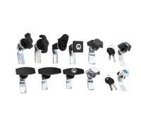 Cam Locks Cabinet Electrical Box Door Industrial Equipment Handle Cylindrical Rotating Tongue Lock(Length 32mm)
