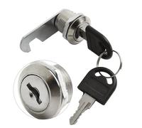 Cam Locks for Letterboxes, Drawer and Cabinet Locks, Zinc Alloy, 16-30mm, 6 Pieces