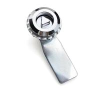 Cam Locks, Stainless Steel Tubular Cam Lock with Triangle Socket Key - 1 Piece Cabinet for Secure Storage Solutions(Silver,with Key)
