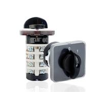Cam Rotary Switch YMZ12-20A Silver Contact Power Control Interuptor ON-OFF Multi Positions LW31 1Pcs(01234-20A 2P)