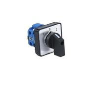 Cam Switch 1-0-2 One Phase Four Terminals 3 Position 1 Pole 4 Rotary 660V 20A Changeover 1Pcs(48X48mm panel)