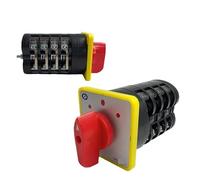 Cam Switch 16 Terminals 3 Positions High/Low Speed DIY Rotary Changeover Switches LW5-16 5.5S/4 Control Two Different Loads Controls Switches