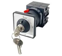 Cam Switch 20A 2 Position 0-1 On-off Three Phases With Key 690V 20A LW42 YMW42-20YS3/3S