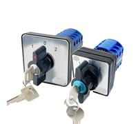 Cam Switch 20A 48x48mm 64x64mm LW26 LW28 LW39B YMW26-20YS2(102 Positions,48x48mm Panel,2P 6Terminals)