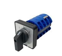 Cam Switch Control Two-Speed Motor On-Off-On 3 Position 4 Poles 20A Rotary Changeover Selector Silver Contact LW8-20-5.5S1/4 1Pcs