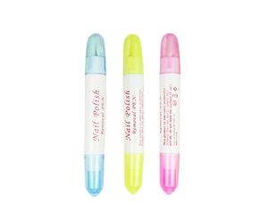 CAM2 Nail Polish Remover Pen 3 Piece Fillable Nail Polish Remover Pen, With 9 Replaceable Tips