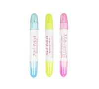 CAM2 Nail Polish Remover Pens 3 Piece Nail Polish Remover Pen,Nail Art Fillable Nail Polish Remover Pens,With 9 Replaceable Replacement Tips