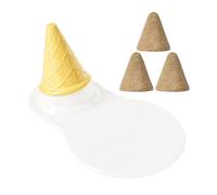 Cama Para Animales Pequeños, Alfombrilla Refrescante De Cerámica Para Mascotas Y Como Lecho Roedores - Colchón Refrescante Cónico Con Palitos Para Morder Y Juguetes De Descanso Para Pequeñas Male