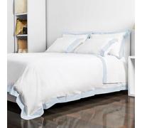 Camalisa White/Blue Oxford Pillow Cover 50x70cm