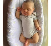 CAMANDY Reborn Baby Doll 18 Inch 47 cm Realistic Newborn Girl, Soft Silicone Vinyl Handmade Lifelike Reborn Toddler Dolls Like a Lifelike Baby Xmas Gift