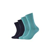 Camano Men's 3642000 Socks, Beige (Sand Melange 8300), 43-46 (Pack of 4)